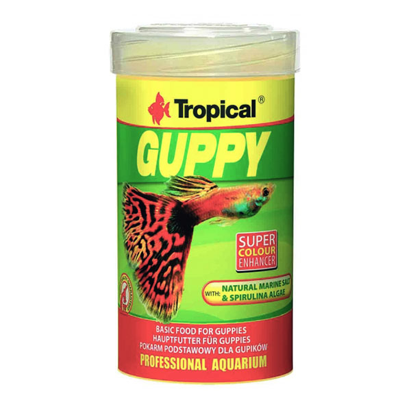 Tropical Guppy 250ml - Hauptfutter für alle Guppys und Lebendgebärende Zierfische